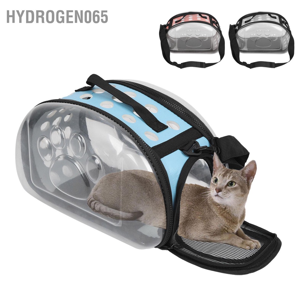 Túi đựng vật nuôi có thể thu gọn ngoài trời Lồng vai mèo trong suốt Cún con Hydrogen065