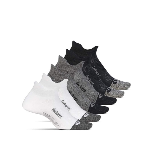 Tất chạy bộ 🔺 Combo 6 đôi Feetures Cao cấp, 🔺 form ôm vĩnh viễn, bảo hành 1 năm bai dão