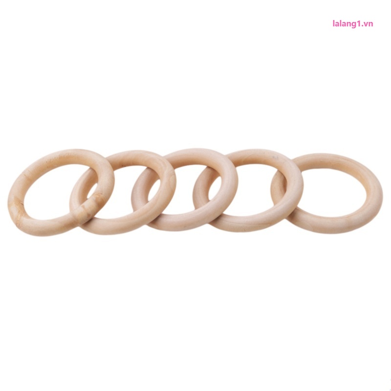 Bộ 5 vòng gỗ tròn kích thước 7cm tiện lợi