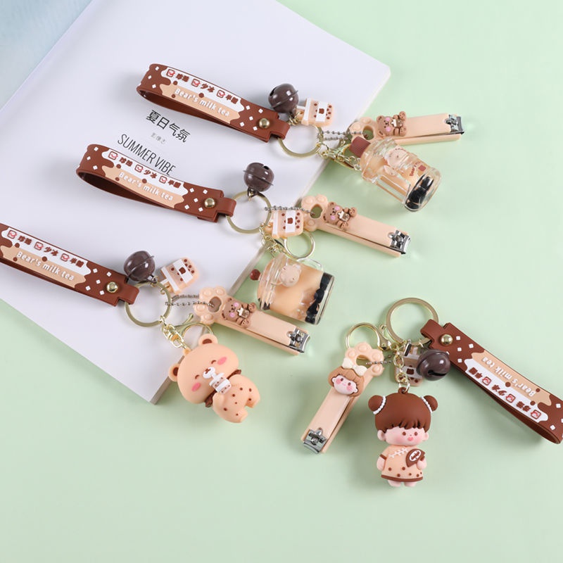 Móc Khóa Búp Bê Bông Hoạt Hình Dễ Thương