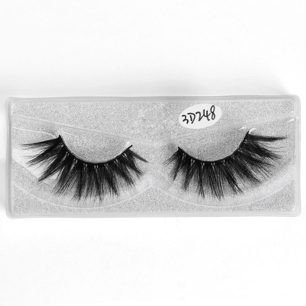 MAGEFY Bộ 1 Cặp 3D Lông Mi Giả Chữ thập dày Fake Lashes Extension kiểu dáng lông mi mềm sợi tơi, có độ cong sẵn