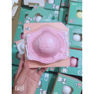 Khẩu trang gấu ảnh thật set 7c