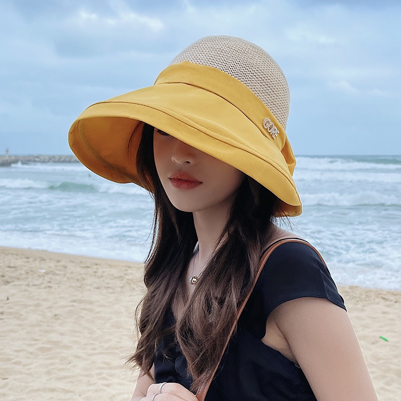 Nón Tai Bèo Chống Tia Cực Tím/Nắng Gấp Gọn Tiện Dụng Thời Trang Xuân Hè Cho Nữ