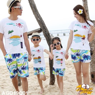 (Có ảnh thật) Quần áo đồng phục gia đình, quần áo đôi, đồ đi biển đẹp
