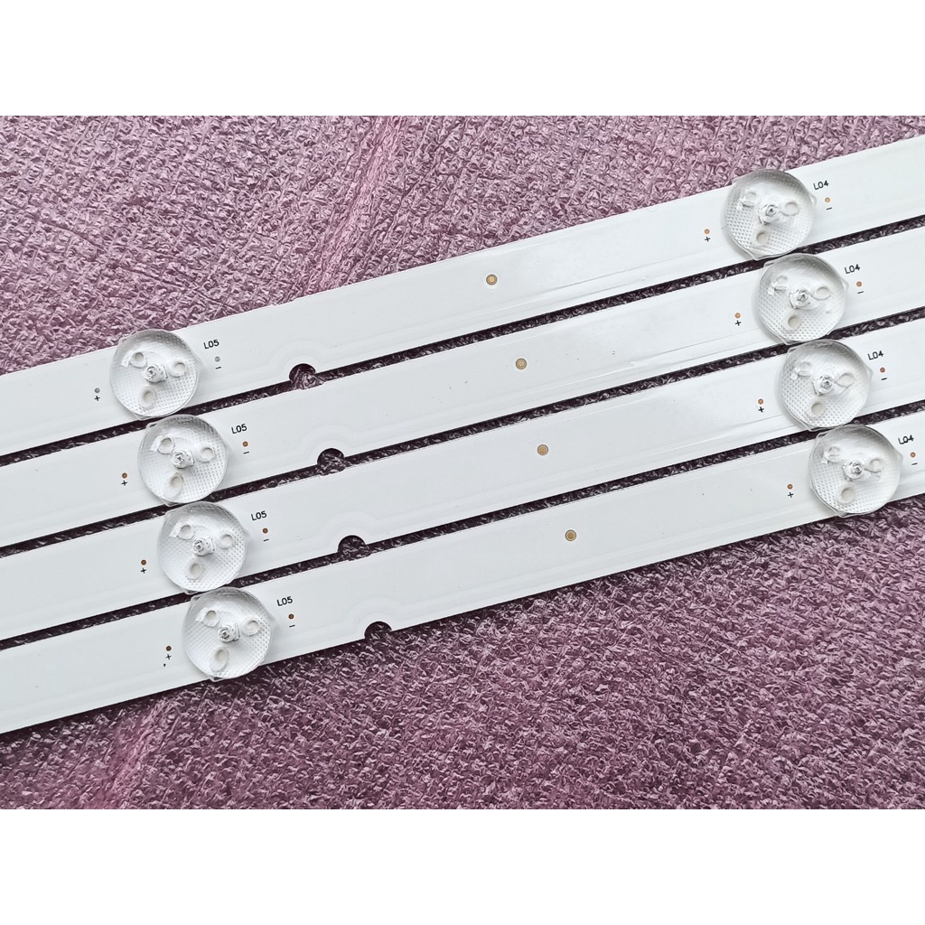 THANH LED TIVI LG 49UK6340PTF 49UK6320 49LK5700 JL.D49091330-001FS-M MỚI 100%,BỘ 4 THANH MỖI THANH 9 BÓNG 3V, DÀI 96,5cm