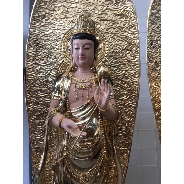 Tây phương tam thánh 90cm- tượng Phật composit