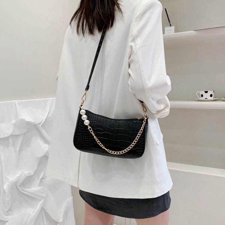 Túi xách nữ đeo chéo đeo vai kẹp nách dây đeo tuỳ chỉnh cao cấp giá rẻ phong cách hàn quốc