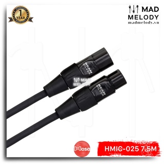 Hosa Pro Microphone Cable HMIC-025 (7.5m) (REAN XLR3F - XLR3M) (Dây cáp Micro thu âm canon XLR cao cấp, Brand New)