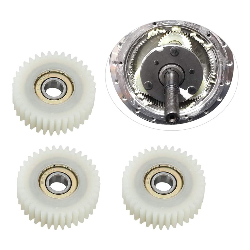 Set 3 bánh răng nylon 36 bánh răng chuyên dụng sửa chữa động cơ xe đạp