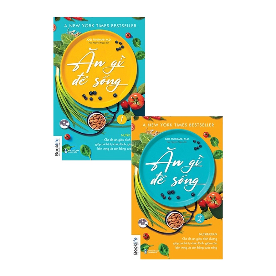 Sách - Combo Ăn Gì Để Sống (Bộ 2 Cuốn)