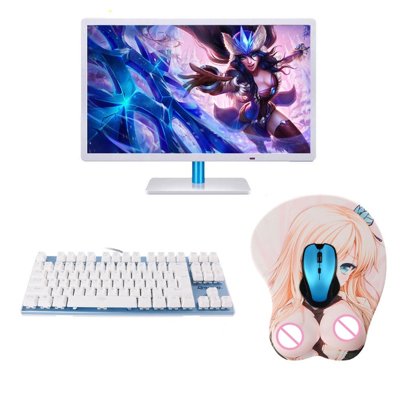 Miếng lót chuột bằng silicon hình hoạt hình anime 3D | BigBuy360 - bigbuy360.vn