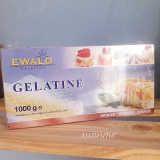 [EWALD] 5 lá Gelatine Đức 20g