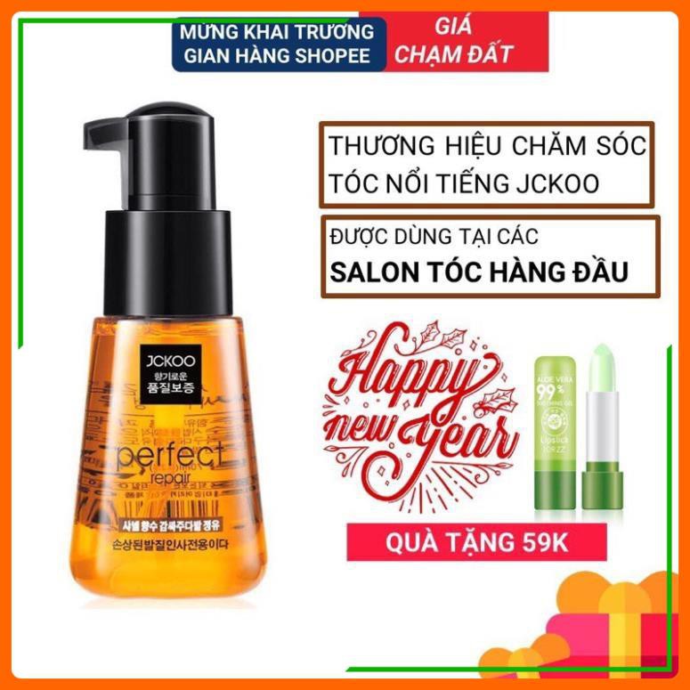 FREESHIP - Tinh dầu dưỡng tóc uốn, dưỡng tóc khô xơ, tóc nhuộm Jckoo giúp giữ nếp, tạo nếp, phục hồi hư tổn