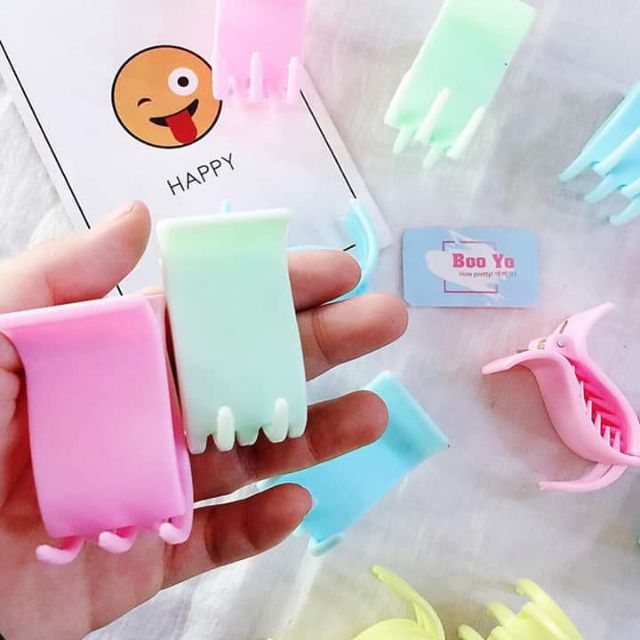 KẸP TÓC CÀNG CUA 5 RĂNG MÀU SÁNG