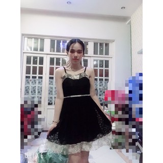 ĐẦM XOÈ 2 DÂY REN