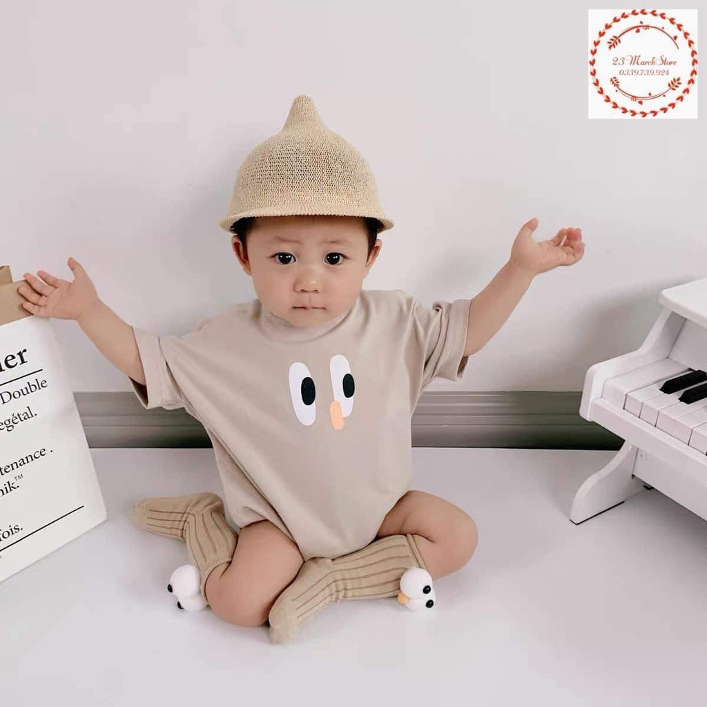 Áo Romper Liền Quần Hàn Quốc , Quần Áo Cho Bé, Áo Hè ,Quần Áo Thời Trang Cho Bé Trai, Bé Gái 100% Cotton