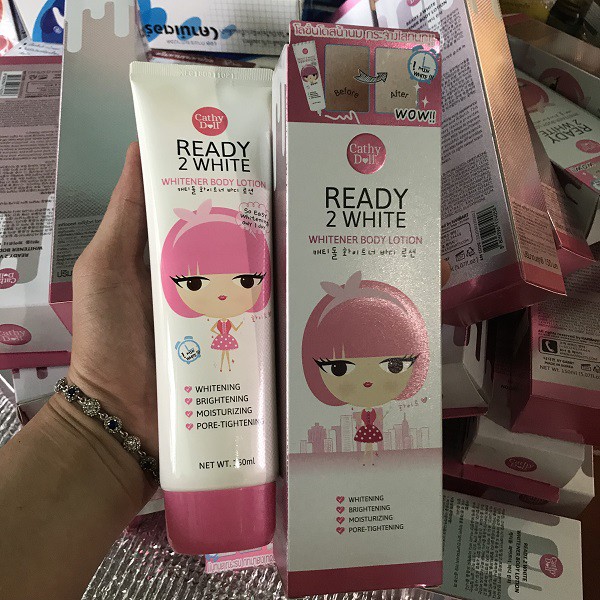 SỮA DƯỠNG THỂ READY 2 WHITE CATHY DOLL THÁI LAN