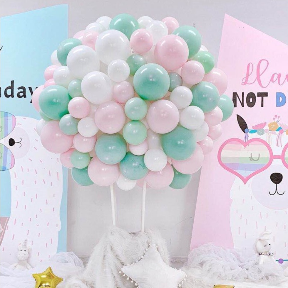 Set 10 bong bóng màu macaron 5inch trang trí tiệc sinh nhật/tiệc cưới