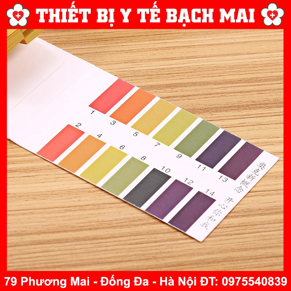 Bộ 80 Miếng Giấy Quỳ Tím Thử PH