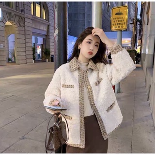 Áo Khoác Lông cừu Nữ sang trọng