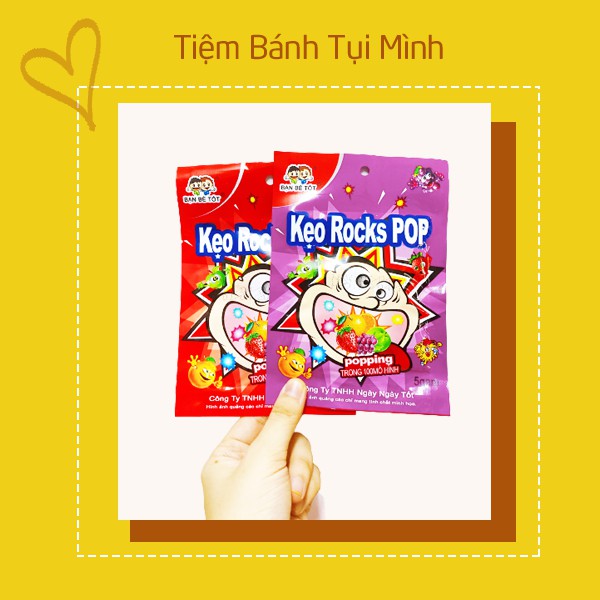 10 gói Kẹo nổ Rocks Pop