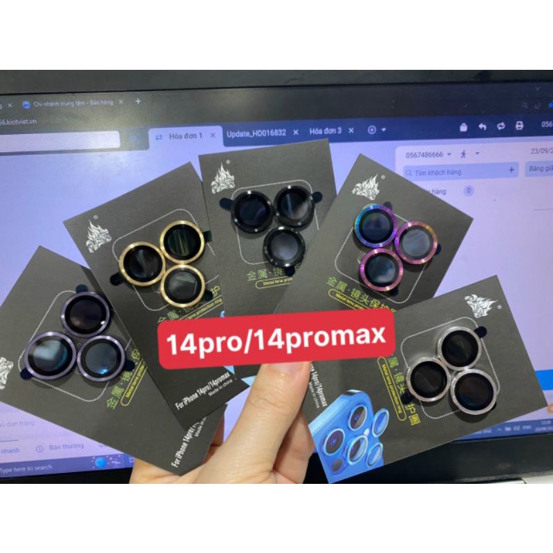 Bộ dán bảo vệ mắt camera cho iphone 14 pro max , 14 pro , 14 plus ,14 nhiều màu sắc