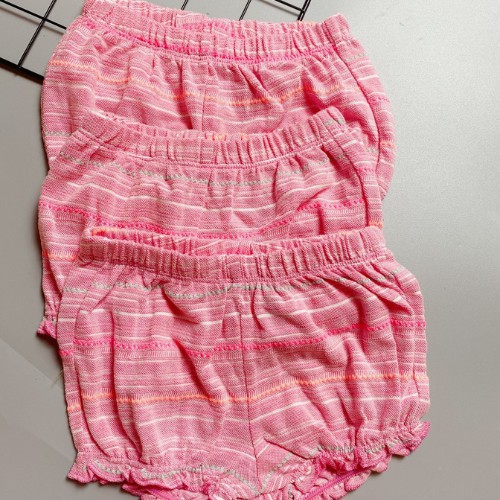 Quần bé gái, quần h&m cotton bé gái mùa hè chất mềm mịn thoáng mát, hàng xuất dư xịn [ size 3m-3y ]