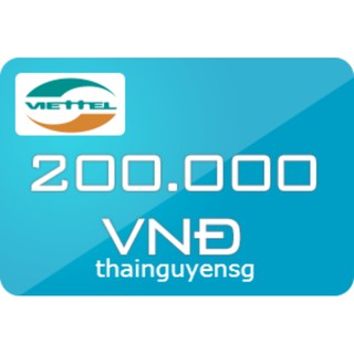 Thẻ Cào Viettel 200k