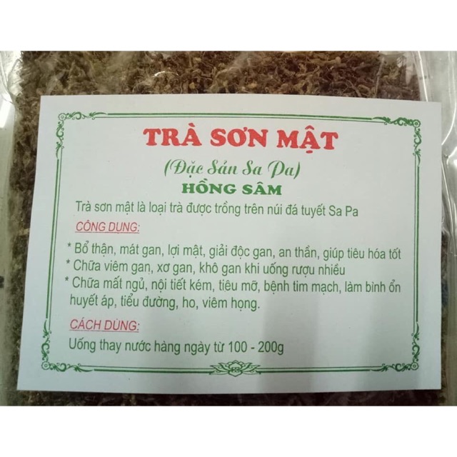💥1KG- TRÀ SƠN MẬT HỒNG SÂM