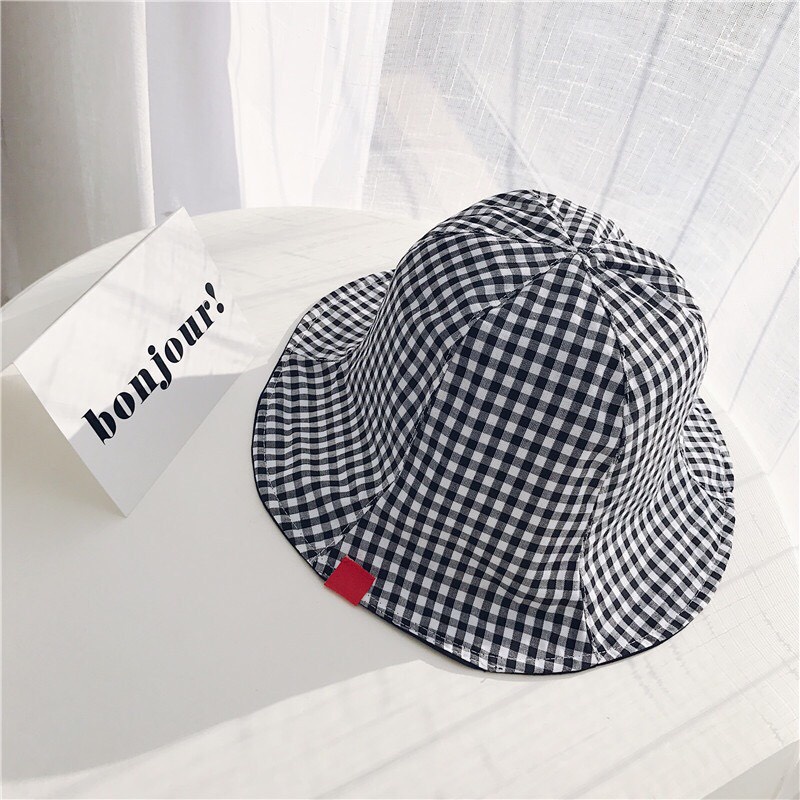Mũ nón bucket hat mặt xinh xắn cho nữ - Mã BU005