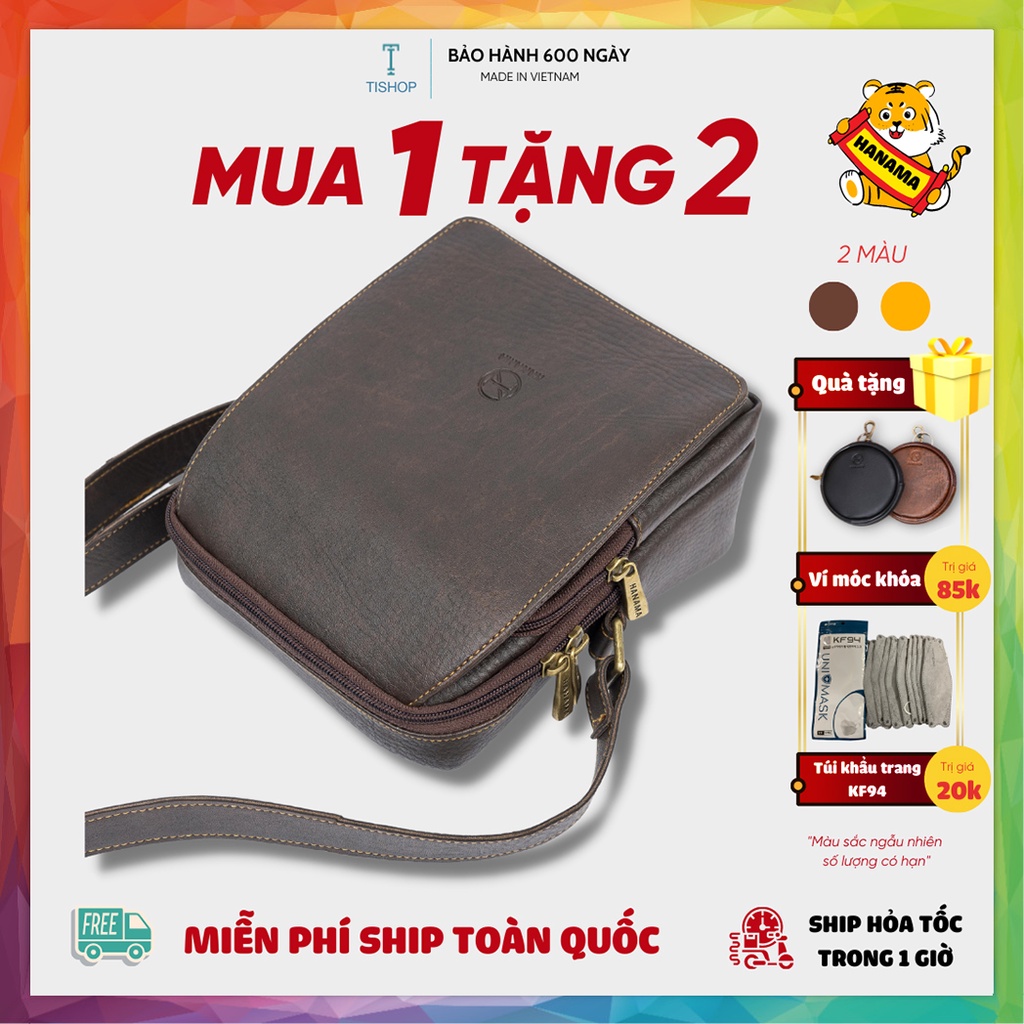 Túi Đeo Chéo HANAMA Lava 8 - Có Phiếu BH 18 Tháng