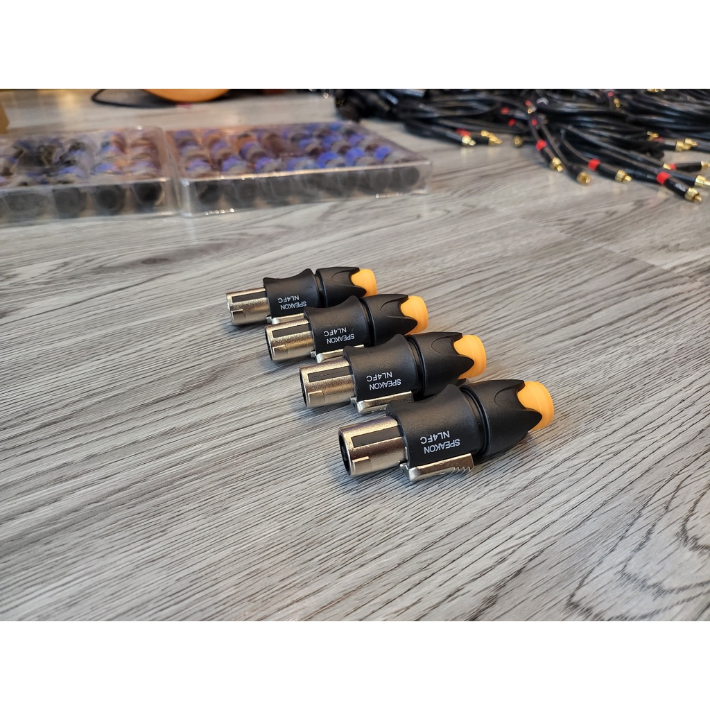 Jack loa Newtrik - Speakon cho loa Full hoặc cục đẩy - Bộ 2 Jack