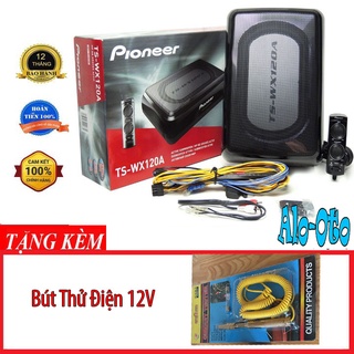 Loa Sub Ô tô, Loa Sub  gầm ghế Pionee TS-WX 120A 150W. Tặng kèm bút thử điện . Có kỹ thuật viên hướng dẫn lắp đặt
