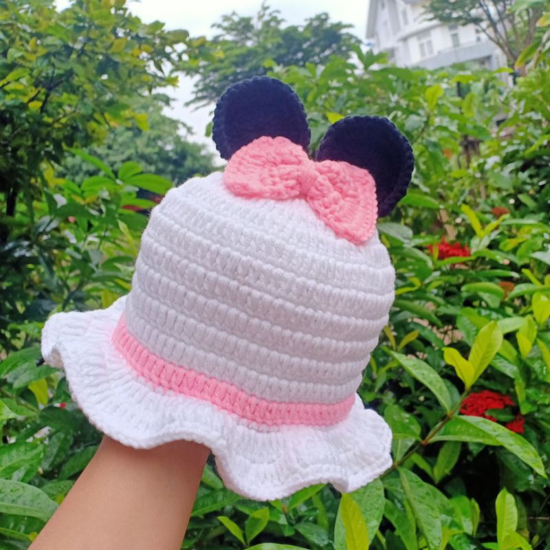 Nón bé gái hình mickey