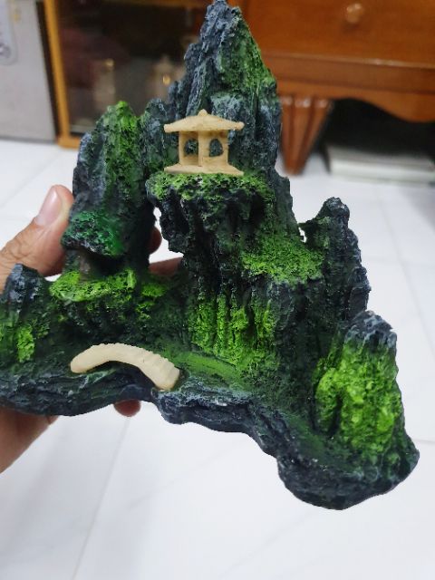 CẢNH NÚI TRANG TRÍ HỒ CÁ NON BỘ 14x5x15cm