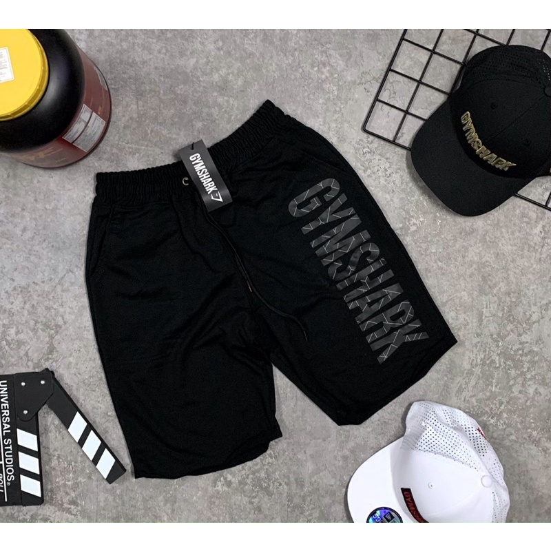 [ SIÊU SALE ] quần short gym nam GYMSHARK nỉ da cá cao cấp.