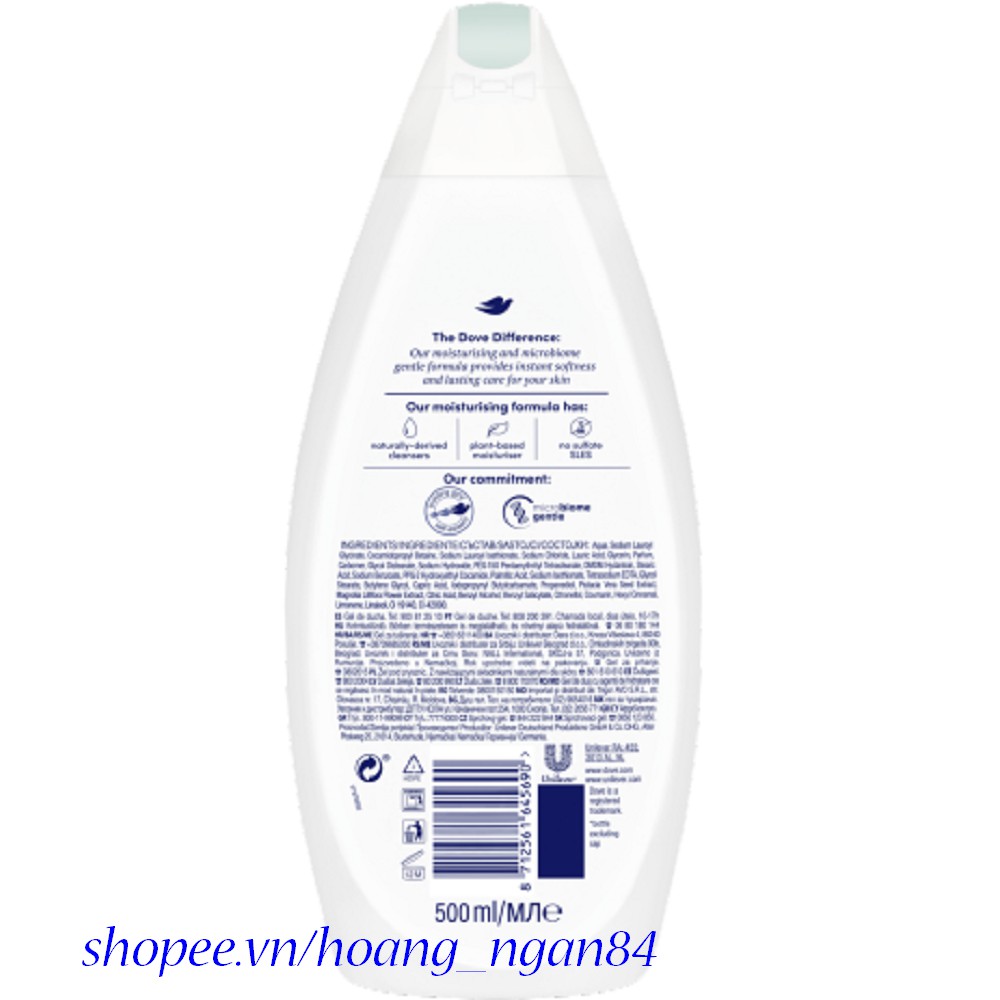 Sữa Tắm Dove Đức 500Ml Với Nhiều Phân Loại Giúp Bạn Dễ Lựa Chọn Hơn, hoang_ngan84 Niềm Tin Tạo Nên Từ Chất Lượng.