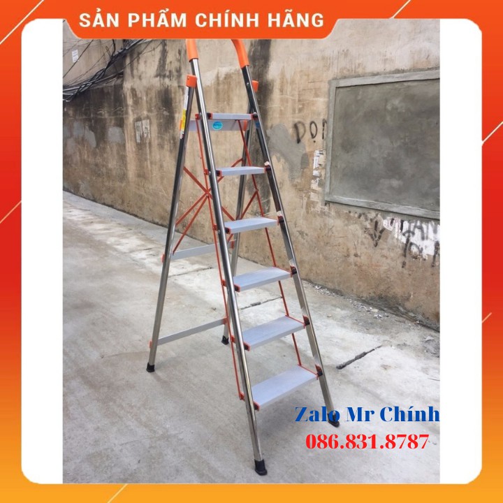 [ Free Ship ] Thang ghế gia đình NiNDA NDI-06, 6 bậc, Chiều cao sử dụng : 147 cm [ GỌI LÀ CÓ ] [ SẴN HÀNG ] mới nhất 202