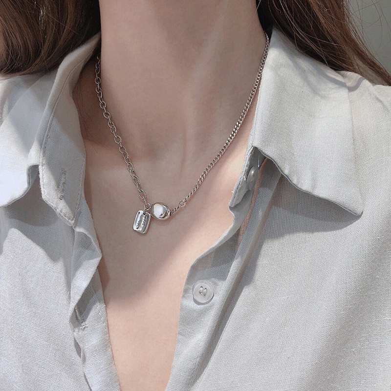 Sang trọng Phụ nữ Hàn Quốc Lucky Beanie Vòng cổ Thời trang Cá tính Chuỗi Vòng cổ