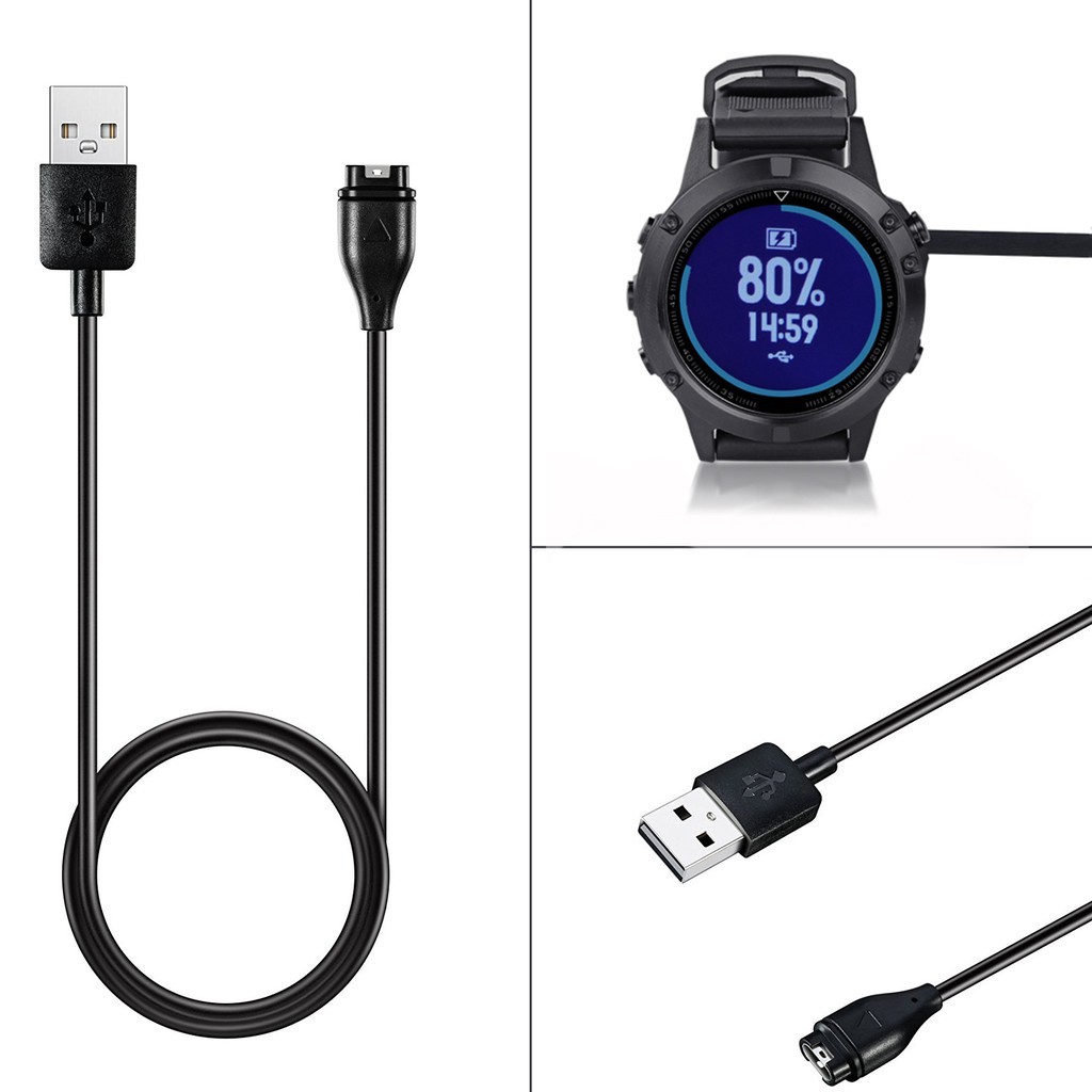 Cáp sạc cho đồng hồ thông minh Dây cáp sạc đồng hồ Garmin Fenix 5 5S 5x Plus 6 6S 6X Forerunner 935 945 45 45S 245 245Music Instinct