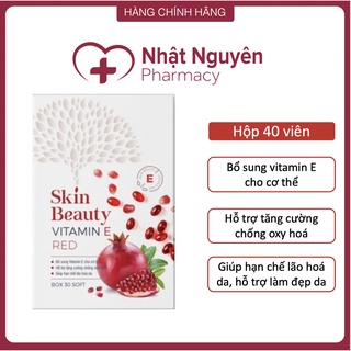 Skin Beauty Vitamin E Red - Bổ sung vitamin E, hạn chế lão hoá da