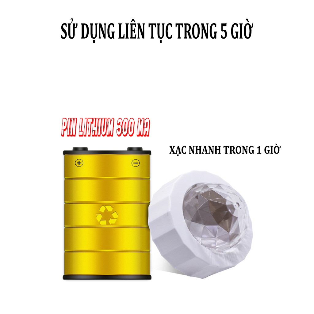 Đèn Led Trang Trí Xe Ô Tô – Đèn Led DJ Thế Hệ Mới - Có Sạc USB Tiện Lợi