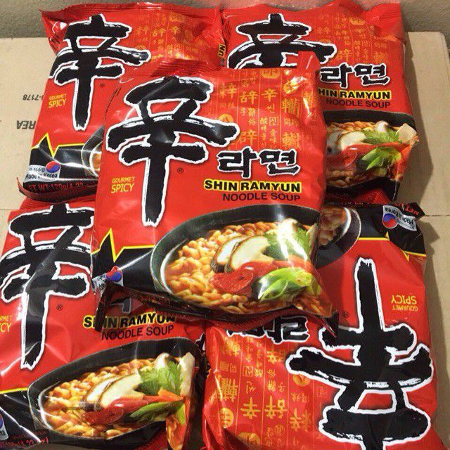 Lô 5 Mì Shin Ramyun Gói 120G