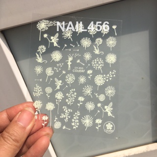 Sticker dạ quang dán móng tay