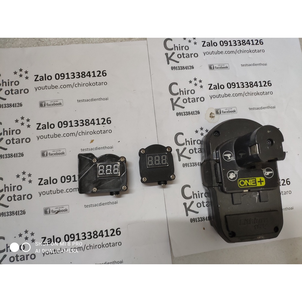 Bộ sạc dự phòng và lấy nguồn dùng cho pin Ryobi One+ có hỗ sạc nhanh QC 3.0
