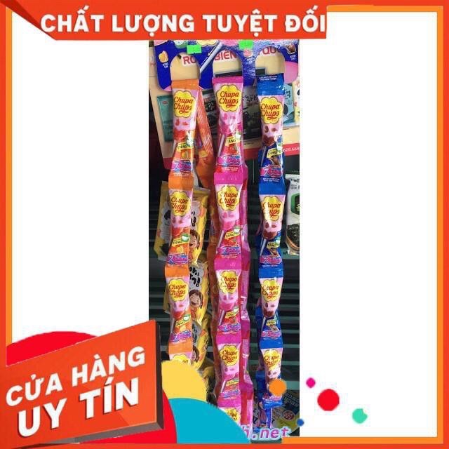 Bịch 30 chiếc kẹo mút Chupa Chups nhân thổi Big Babol 450gr