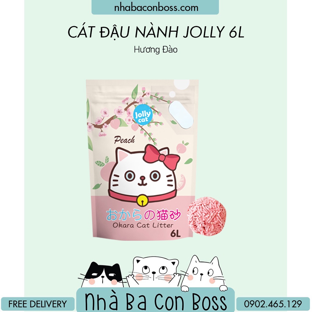 Cát Vệ Sinh Cho Mèo Jolly Bao 6L
