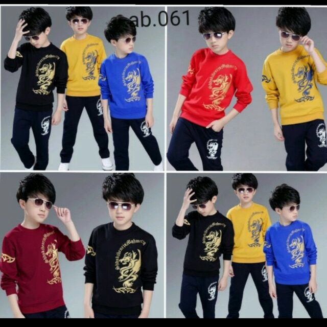 Bộ thu đông bé trai và bé gái