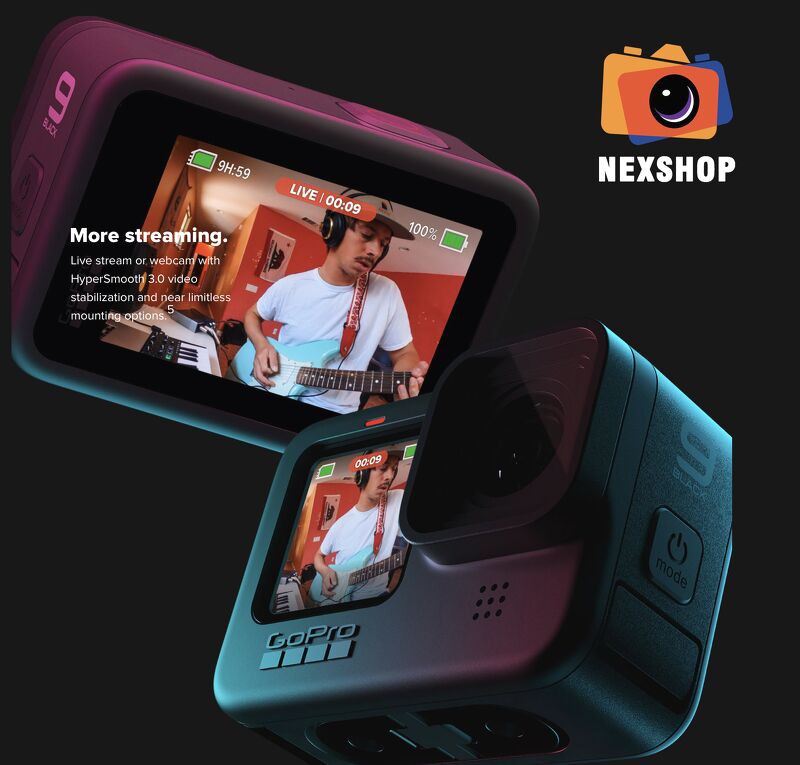 Máy quay phim GoPro HERO 9 Black | Chính hãng FPT