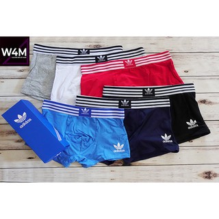 COMBO 3 quần sịp boxing nam ADI (kèm hộp) - Quần lót đùi nam cao cấp, vải cực mát